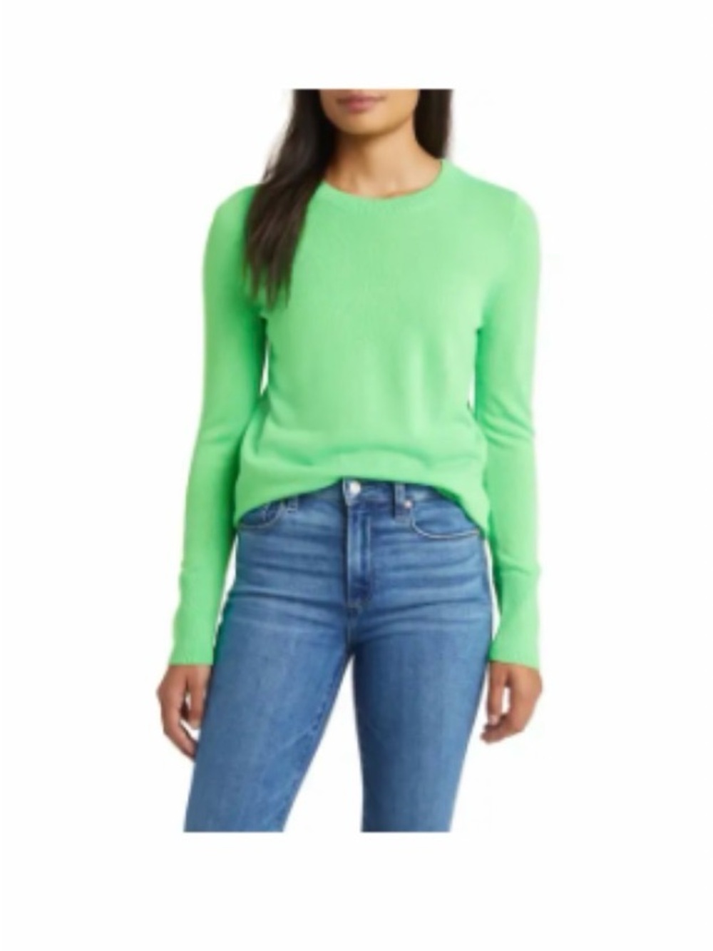 Caslon® Merino Wool Blend Women’s Crewneck Sweater